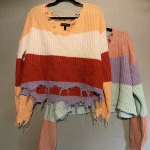 Women’s Large Multicolored Sweaters